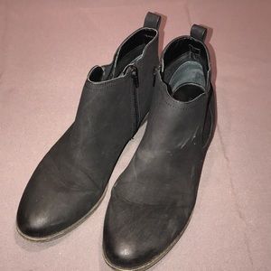 Black Zip Up Booties